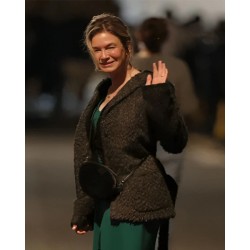 Renée Zellweger Bridget Jones Mad About the Boy Fur Coat